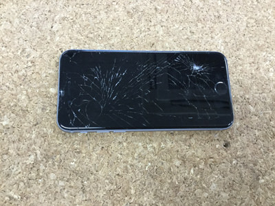 iPhone6のガラス割れ、画面割れの修理実績を一部紹介！