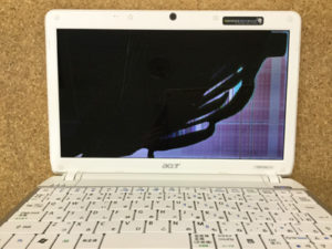 Acer Aspire1410の液晶割れは当社で格安修理が可能です！