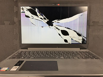 Lenovo ideapad L3の画面割れ 持ち込み当日修理